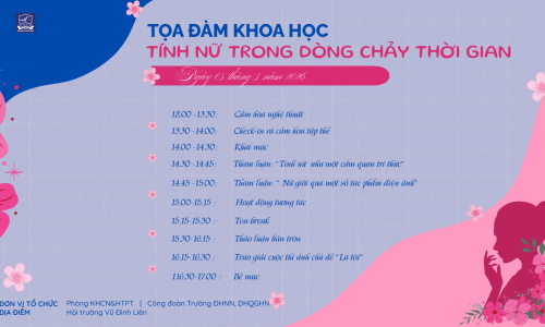 Agenda. tính nữ trong dòng chảy thời gian