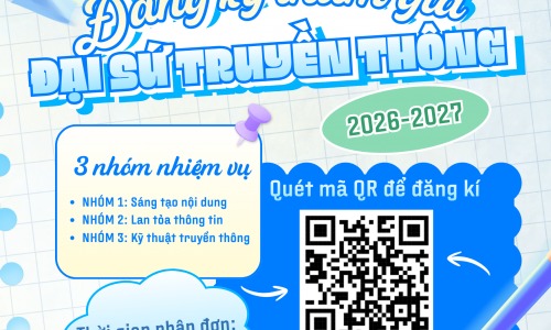 Đăng tuyển chọn Đại sứ Truyền thông 2627