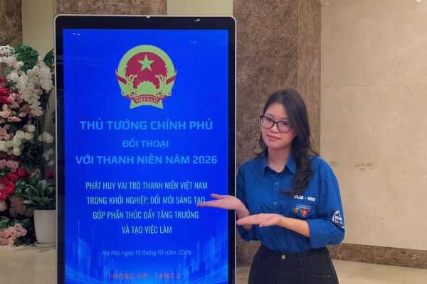 Sinh viên ULIS tham gia chương trình Thủ tướng Chính phủ đối thoại với thanh niên năm 2026