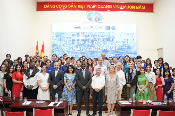 Hội thảo quốc tế “Nghiên cứu cộng đồng Pháp ngữ: Không gian ngôn ngữ, văn học và văn hóa toàn cầu”