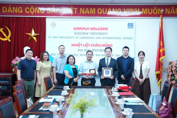 Làm việc với Trường Đại học Soochow về chương trình trao đổi sinh viên